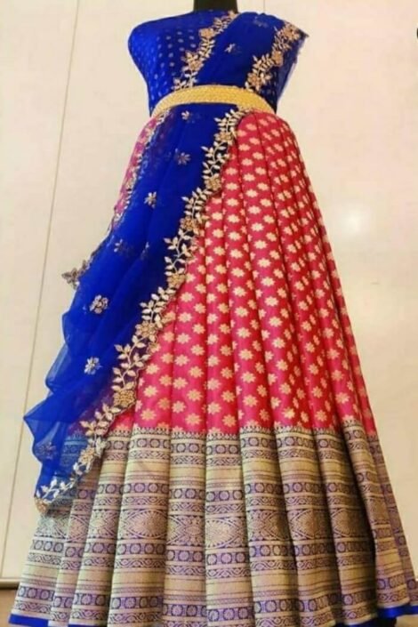 Beautiful Kanjivaram silk Half Saree-rds01b
