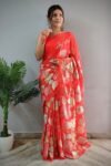 Party Wear Saree for unmarried girl-RTC05ca