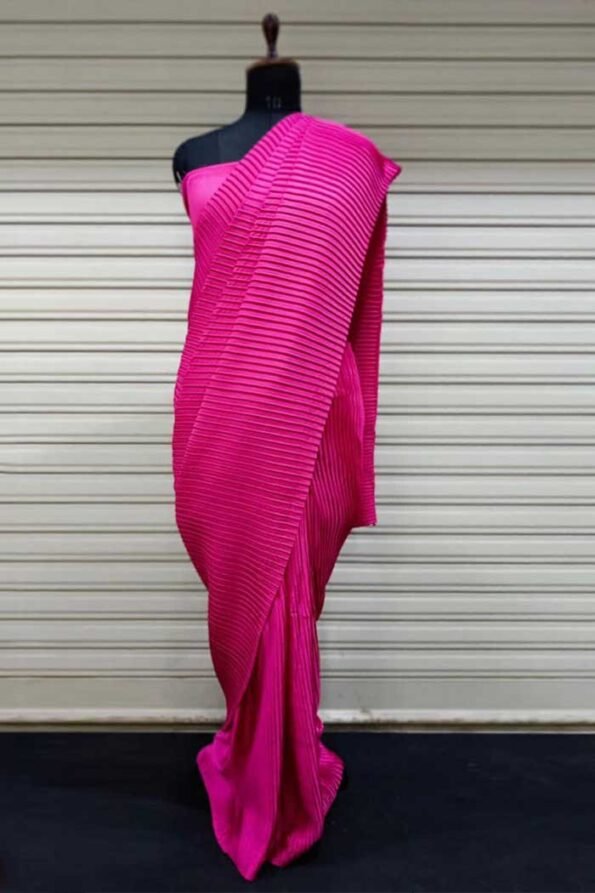Premium Pleated Silk Designer Saree-PHF07bb