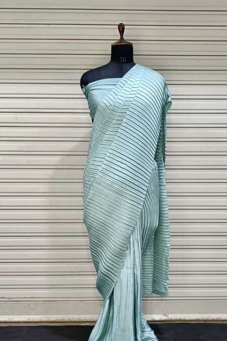 Premium Pleated Silk Designer Saree-PHF07ca