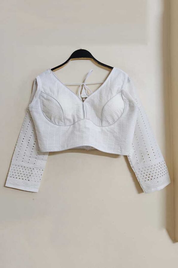 Pure Cotton Hakoba Blouse-RUF01b