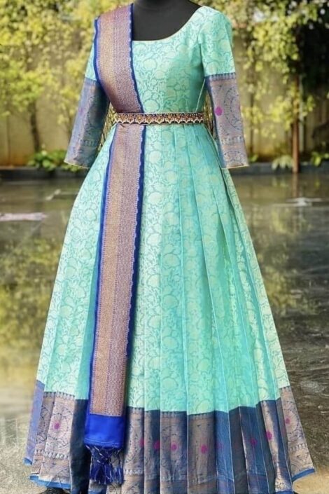 Banarasi Gown Archives - Designerkloth 