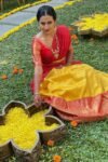 yellow lehenga for haldi ceremony-KOF09B