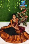 traditional half saree for wedding-PVRG19a