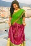 trendy half saree designs-PVRG21a
