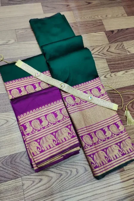 new half saree designs-PVRG26bb