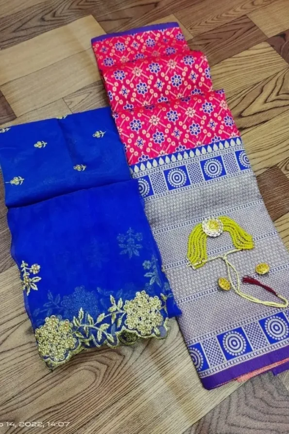 New model pattu half sarees-PR01Pb