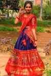 Stylish Patola Print Dola Silk Lehenga Set-LB1623