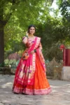 Jacquard silk paithani lehenga choli (2)